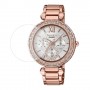 [6 יחידות] Casio SHE-3061PG-7A מגן מסך הידרוג'ל שקוף (סיליקון) לשעון