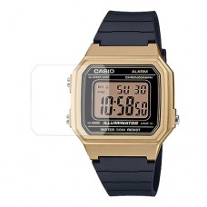 [6 יחידות] Casio W-217HM-9AV מגן מסך הידרוג'ל שקוף (סיליקון) לשעון