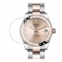 [6 יחידות] Rolex - Datejust 31 - Oyster - 31 mm - Oystersteel - Everose gold and diamonds מגן מסך הידרוג'ל שקוף (סיליקון) לשעון