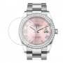 [6 יחידות] Rolex - Datejust 36 - Oyster - 36 mm - Oystersteel - white gold and diamonds מגן מסך הידרוג'ל שקוף (סיליקון) לשעון