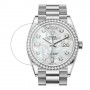 [6 יחידות] Rolex - Day-Date 36 - Oyster - 36 mm - white gold and diamonds מגן מסך הידרוג'ל שקוף (סיליקון) לשעון