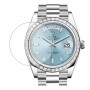 [6 יחידות] Rolex - Day-Date 40 - Oyster - 40 mm - platinum and diamonds מגן מסך הידרוג'ל שקוף (סיליקון) לשעון
