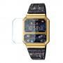 [6 יחידות] Casio A100WEPC-1B מגן מסך נאנו זכוכית 9H לשעון