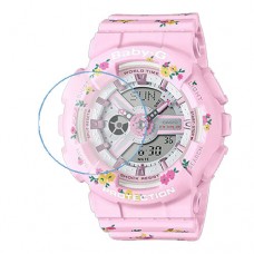 [6 יחידות] Casio BA-110LSB-4A מגן מסך נאנו זכוכית 9H לשעון