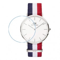 [6 יחידות] Daniel Wellington Watch Classic 40 Cambridge 40mm מגן מסך נאנו זכוכית 9H לשעון