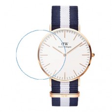 [6 יחידות] Daniel Wellington Watch Classic 40 Glasgow 40mm מגן מסך נאנו זכוכית 9H לשעון