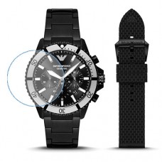 [6 יחידות] Emporio Armani AR80050 מגן מסך נאנו זכוכית 9H לשעון