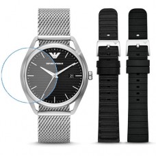 [6 יחידות] Emporio Armani AR80055 מגן מסך נאנו זכוכית 9H לשעון