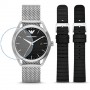[6 יחידות] Emporio Armani AR80055 מגן מסך נאנו זכוכית 9H לשעון