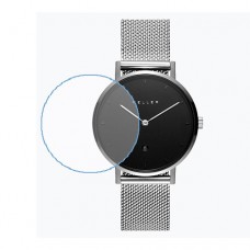 [6 יחידות] Meller Astar Black Silver 34 MM מגן מסך נאנו זכוכית 9H לשעון