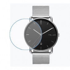 [6 יחידות] Meller Denka Black Silver 38 MM מגן מסך נאנו זכוכית 9H לשעון