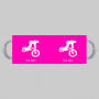 BMX Raider ספל תה \ קפה מעוצבת בעיצוב אישי עם השם שלך ב10 צבעים לבחירה