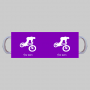 BMX Raider ספל תה \ קפה מעוצבת בעיצוב אישי עם השם שלך ב10 צבעים לבחירה
