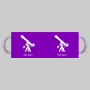 טֵלֶסקוֹפּ ספל תה \ קפה מעוצבת בעיצוב אישי עם השם שלך ב10 צבעים לבחירה