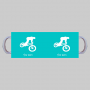 BMX Raider ספל תה \ קפה מעוצבת בעיצוב אישי עם השם שלך ב10 צבעים לבחירה