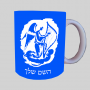 מחזמר מלאך ספל תה \ קפה מעוצבת בעיצוב אישי עם השם שלך ב10 צבעים לבחירה