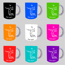 שחקן כדור עף ספל תה \ קפה מעוצבת בעיצוב אישי עם השם שלך ב10 צבעים לבחירה שחקן כדור עף ספל תה \ קפה מעוצבת בעיצוב אישי עם השם שלך ב10 צבעים לבחירה