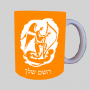 מחזמר מלאך ספל תה \ קפה מעוצבת בעיצוב אישי עם השם שלך ב10 צבעים לבחירה