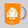 טריאתלון ספל תה \ קפה מעוצבת בעיצוב אישי עם השם שלך ב10 צבעים לבחירה
