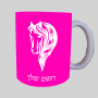 ראש סוס ספל תה \ קפה מעוצבת בעיצוב אישי עם השם שלך ב10 צבעים לבחירה