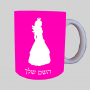 נסיכה ספל תה \ קפה מעוצבת בעיצוב אישי עם השם שלך ב10 צבעים לבחירה