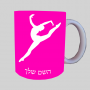 באלט ספל תה \ קפה מעוצבת בעיצוב אישי עם השם שלך ב10 צבעים לבחירה