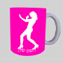 הגנה על אישה ספל תה \ קפה מעוצבת בעיצוב אישי עם השם שלך ב10 צבעים לבחירה