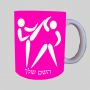 לוחמים אולימפיים ספל תה \ קפה מעוצבת בעיצוב אישי עם השם שלך ב10 צבעים לבחירה