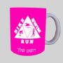 טריאתלון ספל תה \ קפה מעוצבת בעיצוב אישי עם השם שלך ב10 צבעים לבחירה