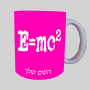 פורמולה של אלברט איינשטיין ספל תה \ קפה מעוצבת בעיצוב אישי עם השם שלך ב10 צבעים לבחירה