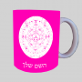 לוח השנה של מאיה אצטק ספל תה \ קפה מעוצבת בעיצוב אישי עם השם שלך ב10 צבעים לבחירה