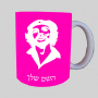 צ'ה גווארה ספל תה \ קפה מעוצבת בעיצוב אישי עם השם שלך ב10 צבעים לבחירה