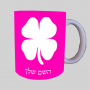 קלאבר ספל תה \ קפה מעוצבת בעיצוב אישי עם השם שלך ב10 צבעים לבחירה
