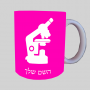 מִיקרוֹסקוֹפּ ספל תה \ קפה מעוצבת בעיצוב אישי עם השם שלך ב10 צבעים לבחירה