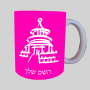 פגודה - יפן ספל תה \ קפה מעוצבת בעיצוב אישי עם השם שלך ב10 צבעים לבחירה