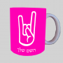 יד סלע ספל תה \ קפה מעוצבת בעיצוב אישי עם השם שלך ב10 צבעים לבחירה