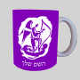 מחזמר מלאך ספל תה \ קפה מעוצבת בעיצוב אישי עם השם שלך ב10 צבעים לבחירה