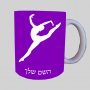 באלט ספל תה \ קפה מעוצבת בעיצוב אישי עם השם שלך ב10 צבעים לבחירה