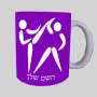 לוחמים אולימפיים ספל תה \ קפה מעוצבת בעיצוב אישי עם השם שלך ב10 צבעים לבחירה