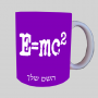 פורמולה של אלברט איינשטיין ספל תה \ קפה מעוצבת בעיצוב אישי עם השם שלך ב10 צבעים לבחירה