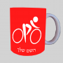 אופניים אולימפיים ספל תה \ קפה מעוצבת בעיצוב אישי עם השם שלך ב10 צבעים לבחירה