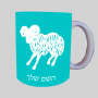 סימני גלגל המזלות - טלה ספל תה \ קפה מעוצבת בעיצוב אישי עם השם שלך ב10 צבעים לבחירה