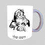 סנטה קלאוס ספל תה \ קפה מעוצבת בעיצוב אישי עם השם שלך ב10 צבעים לבחירה