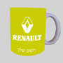 רנו ספל תה \ קפה מעוצבת בעיצוב אישי עם השם שלך ב10 צבעים לבחירה