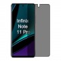 Infinix Note 11 Pro מגן מסך הידרוג'ל פרטיות (סיליקון) יחידה אחת סקרין מובייל