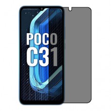 Xiaomi Poco C31 מגן מסך הידרוג'ל פרטיות (סיליקון) יחידה אחת סקרין מובייל