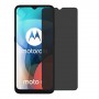 Motorola Moto E7 מגן מסך הידרוג'ל פרטיות (סיליקון) יחידה אחת סקרין מובייל