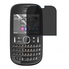 Nokia Asha 201 מגן מסך הידרוג'ל פרטיות (סיליקון) יחידה אחת סקרין מובייל