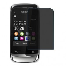 Nokia C2-06 מגן מסך הידרוג'ל פרטיות (סיליקון) יחידה אחת סקרין מובייל
