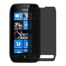 Nokia Lumia 710 מגן מסך הידרוג'ל פרטיות (סיליקון) יחידה אחת סקרין מובייל